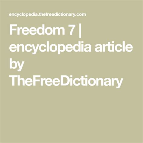 encyclopedia article by thefreedictionary.